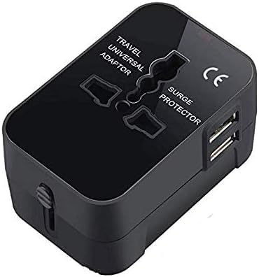 Universal All-in-one Travel Socket Adapter, 3.5 x 2 x 2 inches