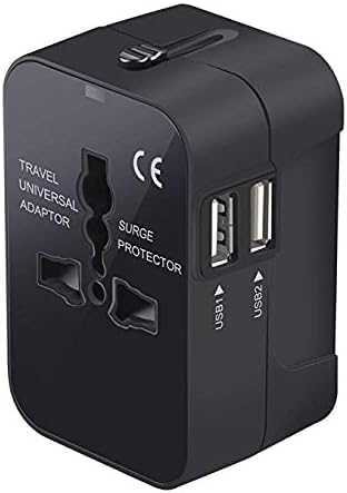 Universal All-in-one Travel Socket Adapter, 3.5 x 2 x 2 inches