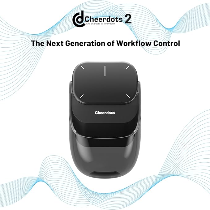 AI Mouse (Smart Gesture-Controlled Wireless Mouse) - Black