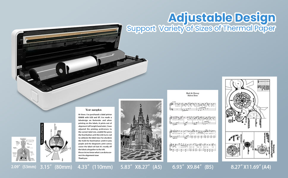 Portable Thermal Printer