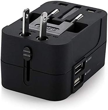 Universal All-in-one Travel Socket Adapter, 3.5 x 2 x 2 inches